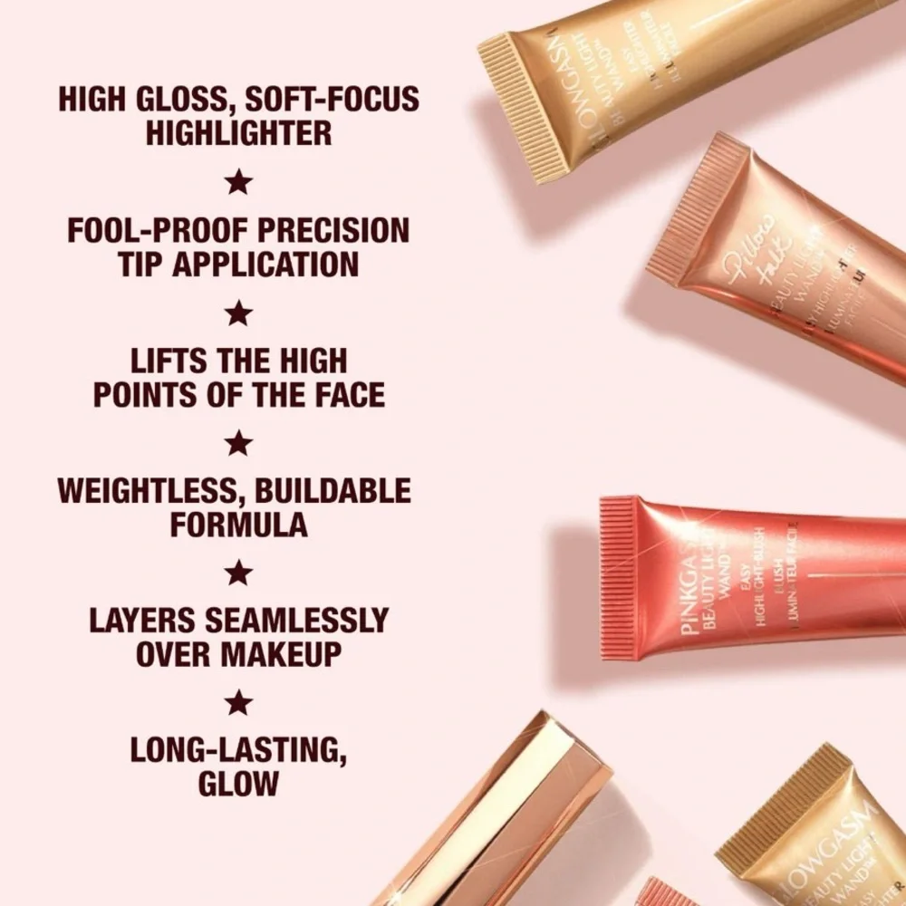 🌸 CHARLOTTE TILBURY GLOWGASM Beauty Light Wand High Blush - Pinkgasm